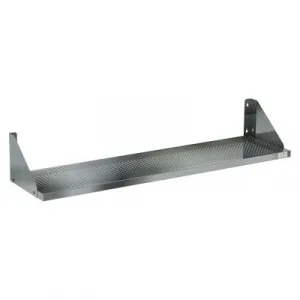 Полка ПР-90/30 настенная перфорированная (нерж. сталь. aisi 430)900х300х300 – купить по цене завода