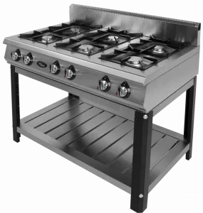 Плита газовая Grill Master Ф6ПГ/800 ГАЗ (50005) на подставке 6конф. 44кВт, 1180х800х900мм – купить в Москве по цене завода