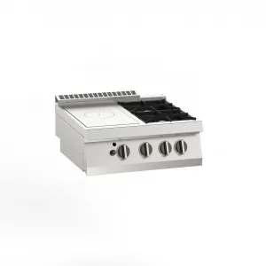 Плита со сплошной поверхностью газовая 700 серии Apach Chef Line Slrstg87R2Dx – купить в Москве по цене завода