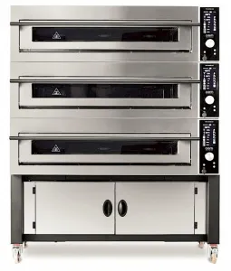 Печь для пиццы Oem-ali 935/3 электрическая серии SuperTop 3-камерная с подом 108х113 см – купить в Москве по цене завода