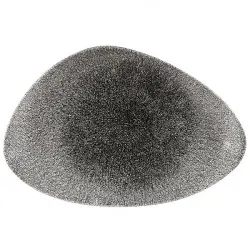 Купить блюдо треугольное chefs 30х20см, без борта, цвет raku quartz black, studio prints rkbqtc301 – цена от завода, доставка до двери | RuOborudovanie.ru