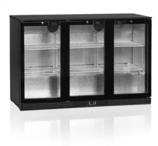 Шкаф холодильный Tefcold DB300H-3 барный черный со стеклом 278л 0,32кВт – купить по цене завода