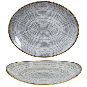 Тарелка глубокая овальная 31,7Х25,5СМ, цвет Stone Grey, Studio Prints Spsgop121 – купить по цене завода