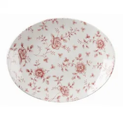 Блюдо овальное 31,7Х25,5СМ, без борта, Vintage Prints, цвет Cranberry Rose Chintz Rccop121 – купить в RuOborudovanie.ru с доставкой до двери Купить блюдо овальное 31,7х25,5см, без борта, vintage prints, цвет cranberry rose chintz rccop121 – цена от завода, доставка до двери | RuOborudovanie.ru