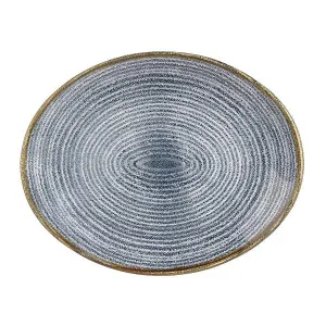 Блюдо овальное 27Х22,9СМ, без борта, цвет Slate Blue, Studio Prints Spsbop581 – купить по цене завода