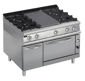 Плита газовая Apach Chef Line Lrstg129R4Fg со сплошной поверхностью 900 серии – купить по цене завода