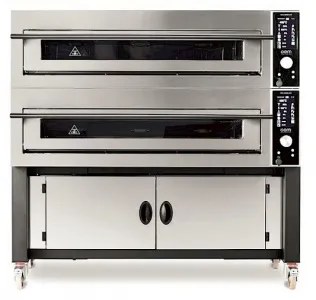 Печь для пиццы Oem-ali 435/2 электрическая серии SuperTop 2-камерная с подом 73х75см – купить в Москве по цене завода