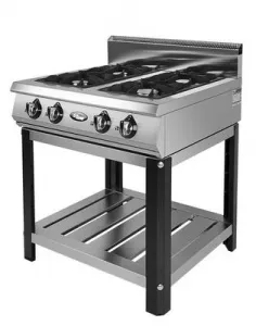 Плита газовая Grill Master Ф4ПГ/800 ГАЗ (50002) на подставке 4конф. 27кВт 800х800х1050 – купить в Москве по цене завода