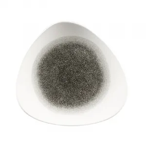 Тарелка мелкая треугольная 26,5СМ, без борта, цвет Raku Quartz Black, Studio Prints Rkbqtr101 – купить по цене завода