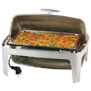 Мармит-чафиндиш Aps 12360Aps Gn1/1 настольный, с крышкой Roll Top, электрический, 670х530х450мм – купить в Москве по цене завода