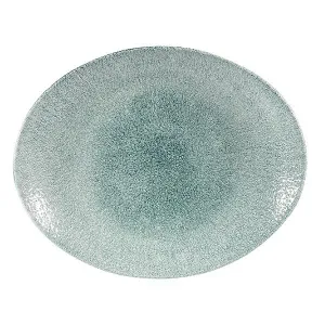 Блюдо овальное 27Х22,9СМ, без борта, цвет Raku Jade Green, Studio Prints Rkjgop581 – купить по цене завода