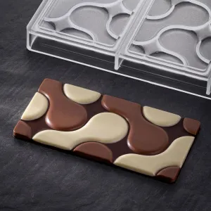 Форма для шок. "Chocolate Bar Flow" 154Х77ММ H8Мм, 100ГР, 3 ячейки, п/к Pc5007Fr – купить в Москве по цене завода