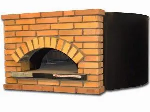 Печь для пиццы Ceky Rotondo F14Rw на дровах круглая фронт красный кирпич – купить по цене завода