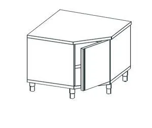 Стол угловой закрытый Apach Chef Line Lwt711Sh2Hd – купить в Москве по цене завода