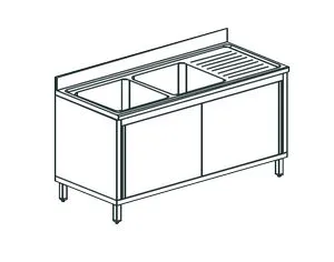 Ванна моечная Apach Chef Line L2S186-54Rwsd – купить по цене завода