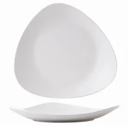 Тарелка треугольная мелкая 35Х32,5СМ, меламин, Lotus Melamine, цвет White Zplwlp41 – купить в RuOborudovanie.ru с доставкой до двери Купить тарелка треугольная мелкая 35х32,5см, меламин, lotus melamine, цвет white zplwlp41 – цена от завода, доставка до двери | RuOborudovanie.ru
