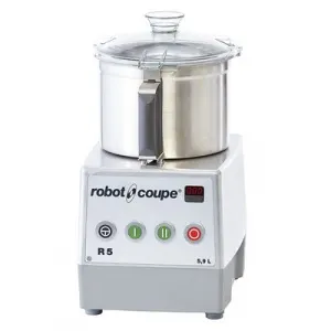 Куттер Robot Coupe R5-2V арт.24614 настольный объемом 5.9 л, скорость 1500 и 3000 об/мин – купить в Москве по цене завода
