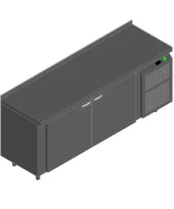 Стол с охлаждающим шкафом Шкафом Hicold Br-11/Snk о – купить по цене завода