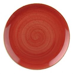 Купить тарелка мелкая 28,8см, без борта, stonecast, цвет berry red sbrsev111 – цена от завода, доставка до двери | RuOborudovanie.ru
