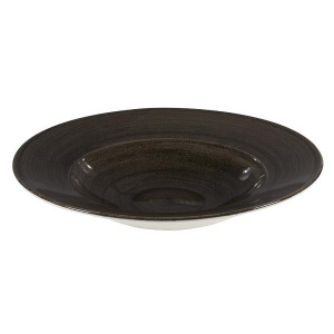 Тарелка для пасты 28СМ 0,47Л, с широким бортом, Stonecast Patina, цвет Iron Black Paibvwbl1