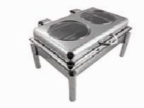 Чафинг-диш Paderno 58172A54 с крышкой стекло 10л, 57Х47см