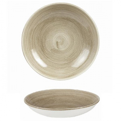 Купить тарелка глубокая 18,2см 0,426л, без борта, stonecast patina, цвет antique taupe paatevb71 – цена от завода, доставка до двери | RuOborudovanie.ru