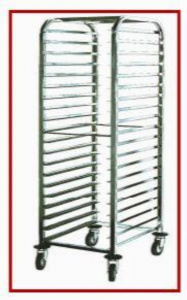 Тележка для шкафа пекарского Pavailler Cristal Fm 2 60X80 16УРОВНЕЙ