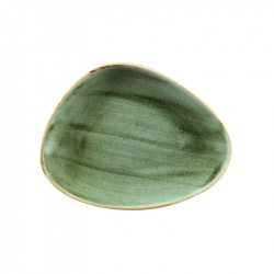 Купить блюдо треугольное chefs 26,5х20,5см, без борта, stonecast, цвет samphire green ssgstc261 – цена от завода, доставка до двери | RuOborudovanie.ru
