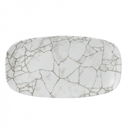 Купить блюдо прямоугольное chefs 35,5х18,9см, без борта, цвет kintsugi agate grey, studio prints ktagxo141 – цена от завода, доставка до двери | RuOborudovanie.ru