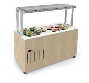 Стол шведский тепловой Enofrigo Doge Isola Svt Fissa 2000 Q3Pc венге A1Dogefqpc20/W