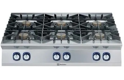 Плита 6 конфорочная 900 серии Electrolux E9GCGL6C0M 391012 ГАЗ
