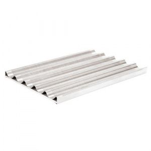 Противень Paderno 41758-65 для багетов 65х43см, 6 ячеек, перфор., алюминий с силик.покрытием