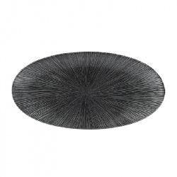 Купить блюдо овальное chefs 34,7х17,3см, без борта, цвет agano black, studio prints agblov351 – цена от завода, доставка до двери | RuOborudovanie.ru