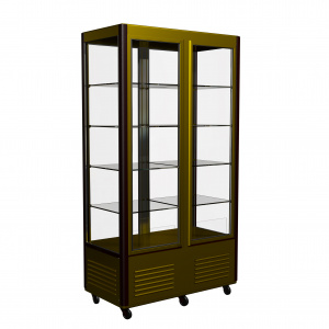 Витрина кондитерская Полюс D4 Vm 800-1 0109-0102 холодильный (R800C Сarboma люкс) п0000005344.341