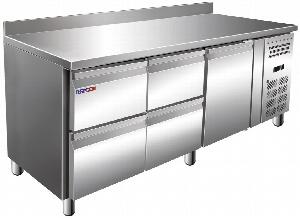 Стол холодильный Cooleq Gn3240Tn бортик 4 ящика+1 дверь