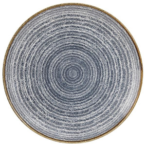 Тарелка мелкая 28,8СМ, без борта, цвет Slate Blue, Studio Prints Spsbev111