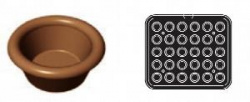 Форма Pavoni Cookmatic O для тарталеток