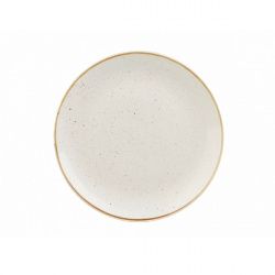 Купить тарелка мелкая 28,8см, без борта, stonecast, цвет barley white swhsev111 – цена от завода, доставка до двери | RuOborudovanie.ru