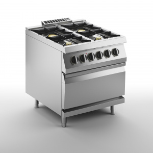 Плита газовая Apach Slrrg87Fe 4 конфорочная 700 серии 