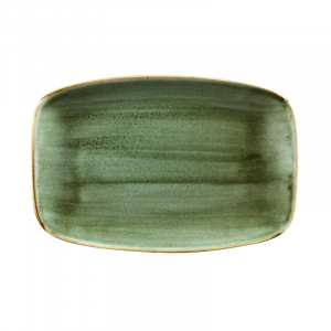 Блюдо прямоугольное Chefs 30Х19,9СМ, без борта, Stonecast, цвет Samphire Green Ssgsobl41