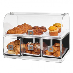 Купить диспенсер bakery bd128 акрил для выпечки, 2 уровня, 48,5х32,3см h38,1см – цена от завода, доставка до двери | RuOborudovanie.ru