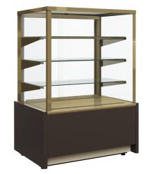 Купить витрина нейтральная полюс 0,6 carboma cube (kc70 n 0,6-1) 0102-0109 корич.-золотой – цена от завода, доставка до двери | RuOborudovanie.ru