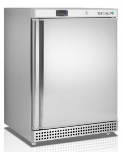 Шкаф морозильный Tefcold UF200S на 200л нерж. с глух.дверью