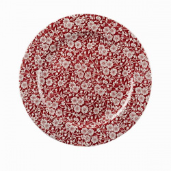 Купить тарелка мелкая 30,5см vintage prints, цвет cranberry victorian calico cacvp111 – цена от завода, доставка до двери | RuOborudovanie.ru