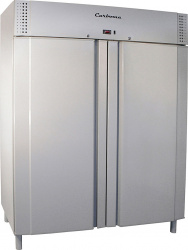 Купить шкаф комбинированный с глухой дверью carboma rf1120 inox нержавеющий – цена от завода, доставка до двери | RuOborudovanie.ru