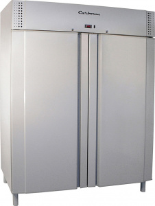 Шкаф комбинированный с глухой дверью Carboma Rf1120 Inox нержавеющий