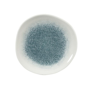 Тарелка мелкая "ВОЛНА" 18,6СМ, без борта, цвет Raku Jade Green, Studio Prints Rkjgog71