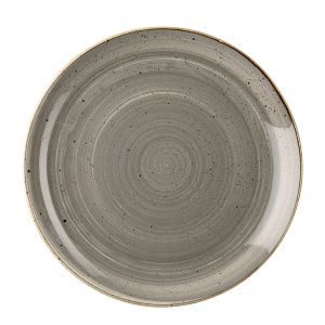 Тарелка мелкая 32,4СМ, без борта, Stonecast, цвет Peppercorn Grey Spgsev121