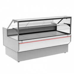 Купить витрина холодильная полюс gc95 sm 2,0-1 (вхс-2,0 carboma gc95) (0011-9003 боковины серые, декор белы – цена от завода, доставка до двери | RuOborudovanie.ru