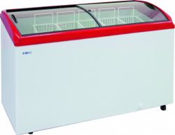 Ларь морозильный Cryspi (ITALFROST) CF500C ЛВН-500Г красный (6 корзин)